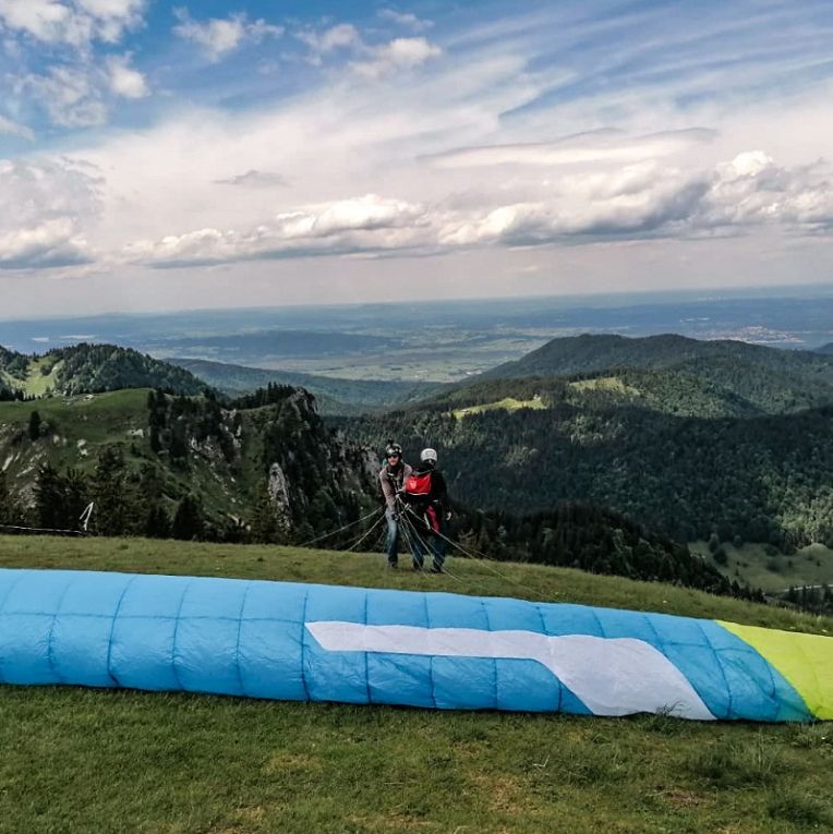 Tandem Paragliding Brauneck - Gleitschirmfliegen